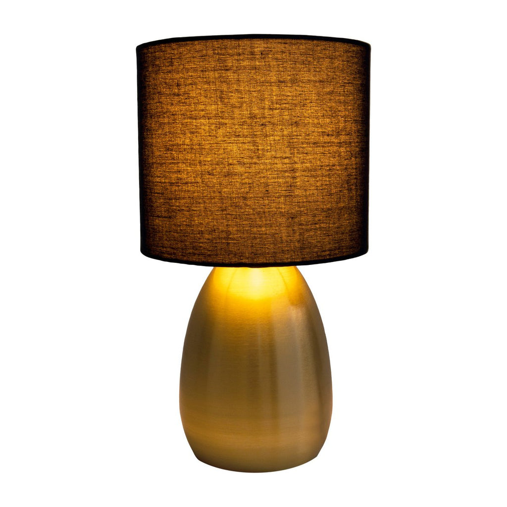 Liv · Metalen tafellamp — 33cm goud/zwart
