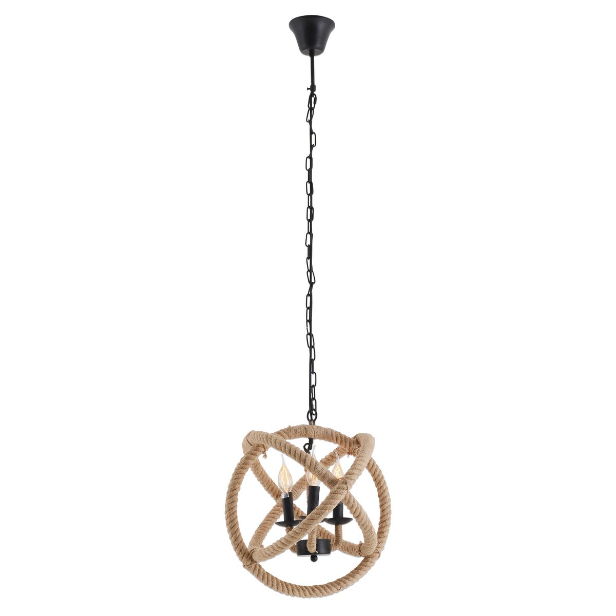 Liv · Metalen hanglamp — zwart