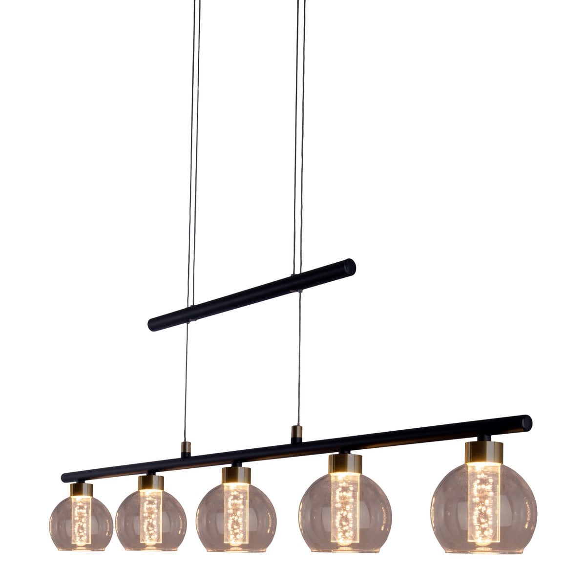 Liv · Messing hanglamp — zwart