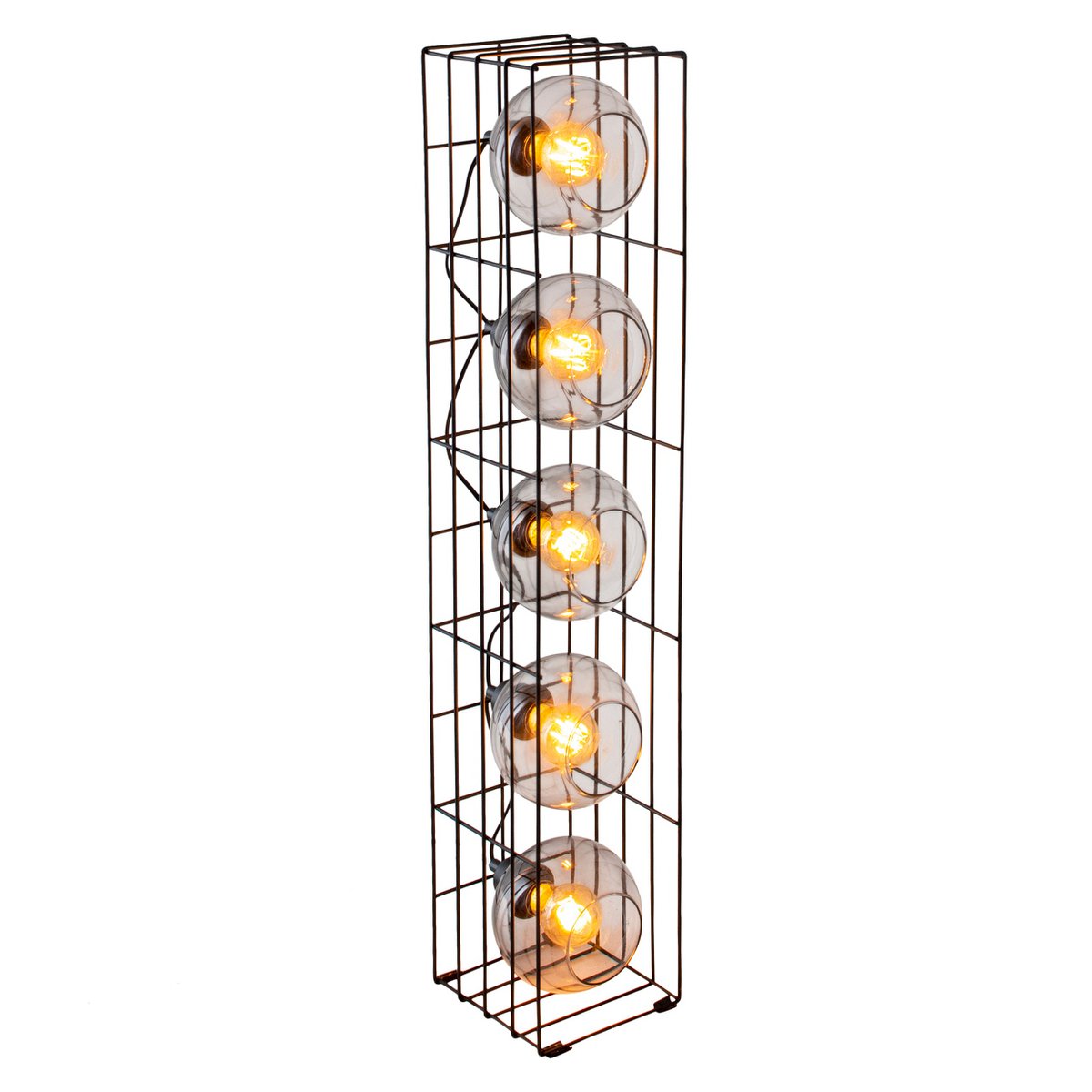 Liv · Metalen vloerlamp — zwart