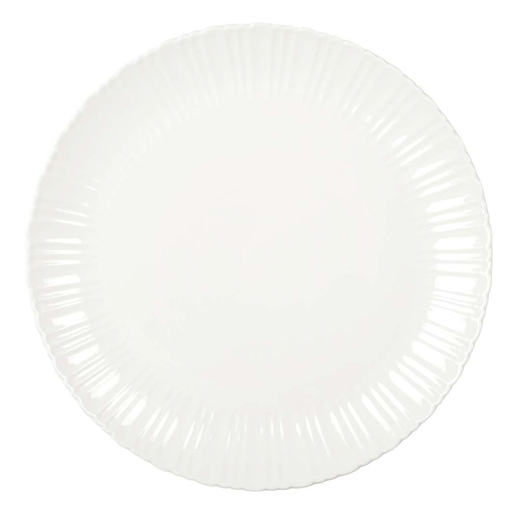 Flora White Presentation Plate 31.8x31.8x2.7cm