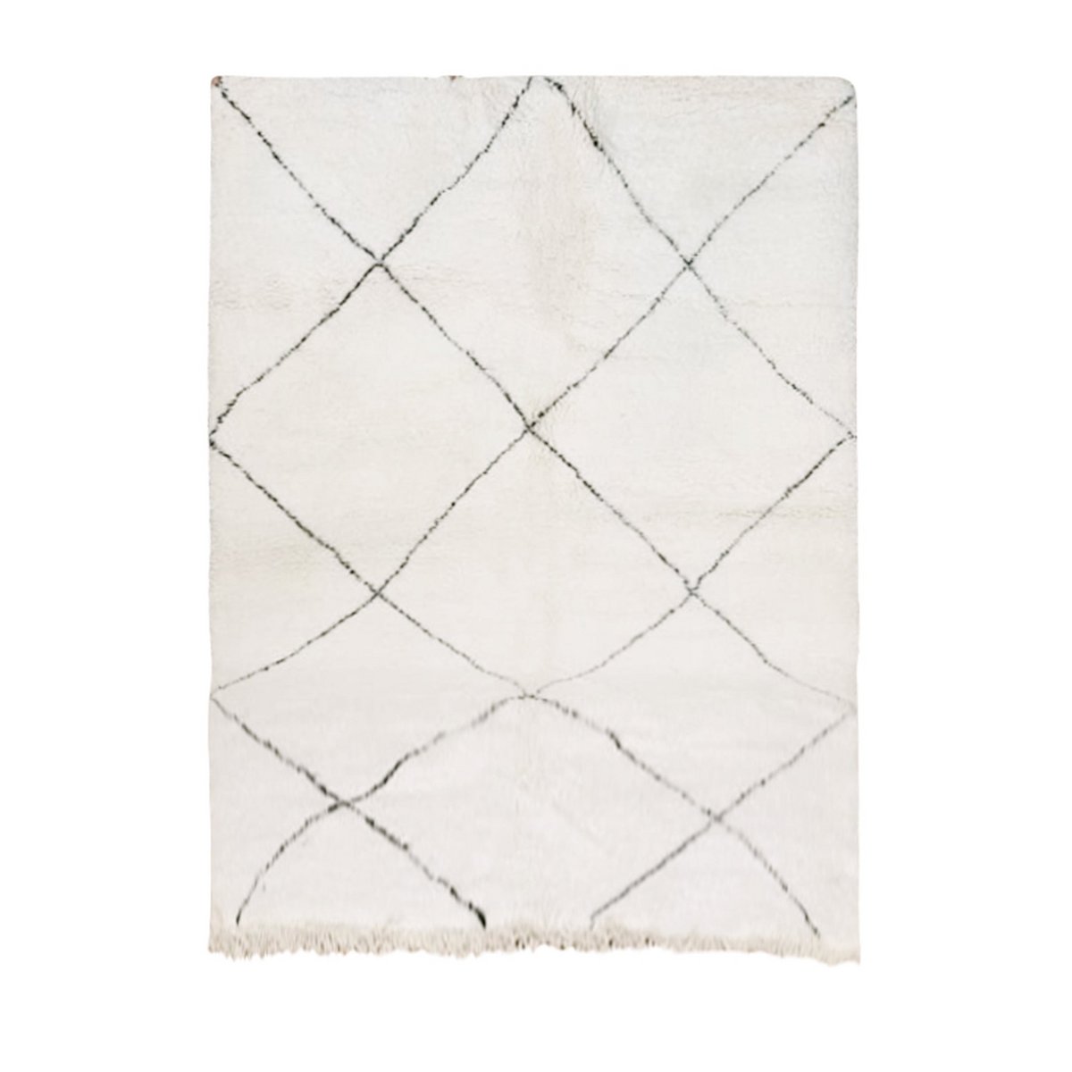 Berber vloerkleed Beni Ouarain zuivere wol 210 x 300 cm