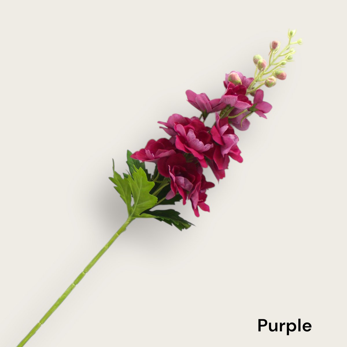 Ridderspoor | Zijden kunstbloem | Lengte 72cm  1pcs