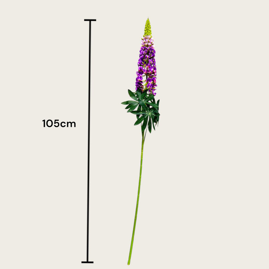 Lupinus micranthus Zijden kunstbloem | Lengte 105cm