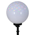 Buiten de Spitical Spit "Ball" D: 30 cm, voor buiten, plastic aarde spies, wit, E27, - Wegelettes
