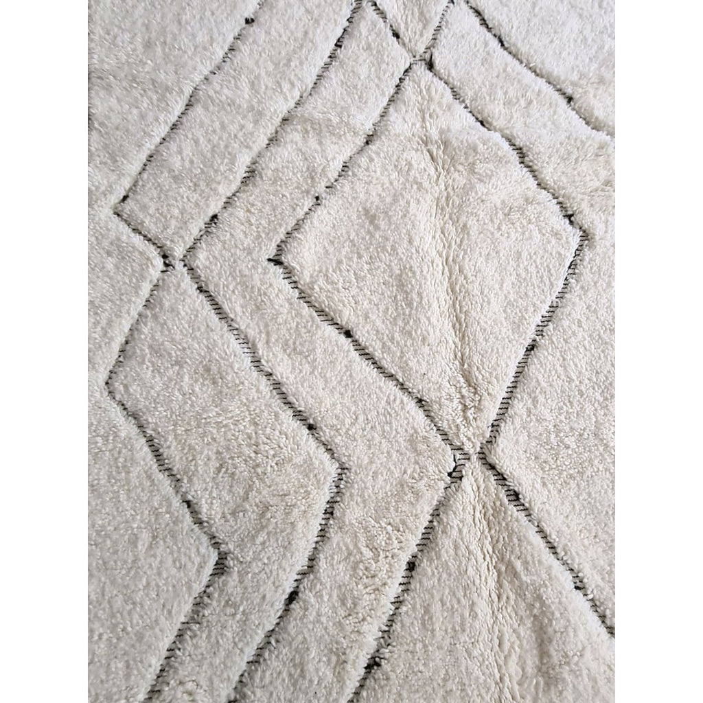 Berber vloerkleed Beni Ouarain zuivere wol 155 x 260 cm