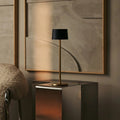David Black & Gold oplaadbare tafellamp 2 op 1 met verstelbare hoogte - dimbaar en draadloos met 120 uur batterij