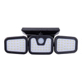 LED Solar Buitenwandlamp "Pacita", multifunctionele lamp buitenwandlamp gemaakt van plastic in zwart, 28,3 x 13,5 x ca.