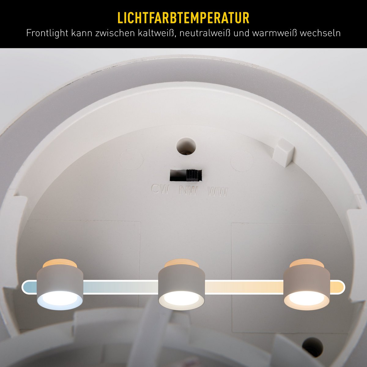 Liv · LED-spot compact — Ø14cm wit
