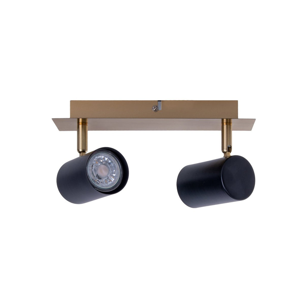 Liv · Messing plafondlamp — zwart