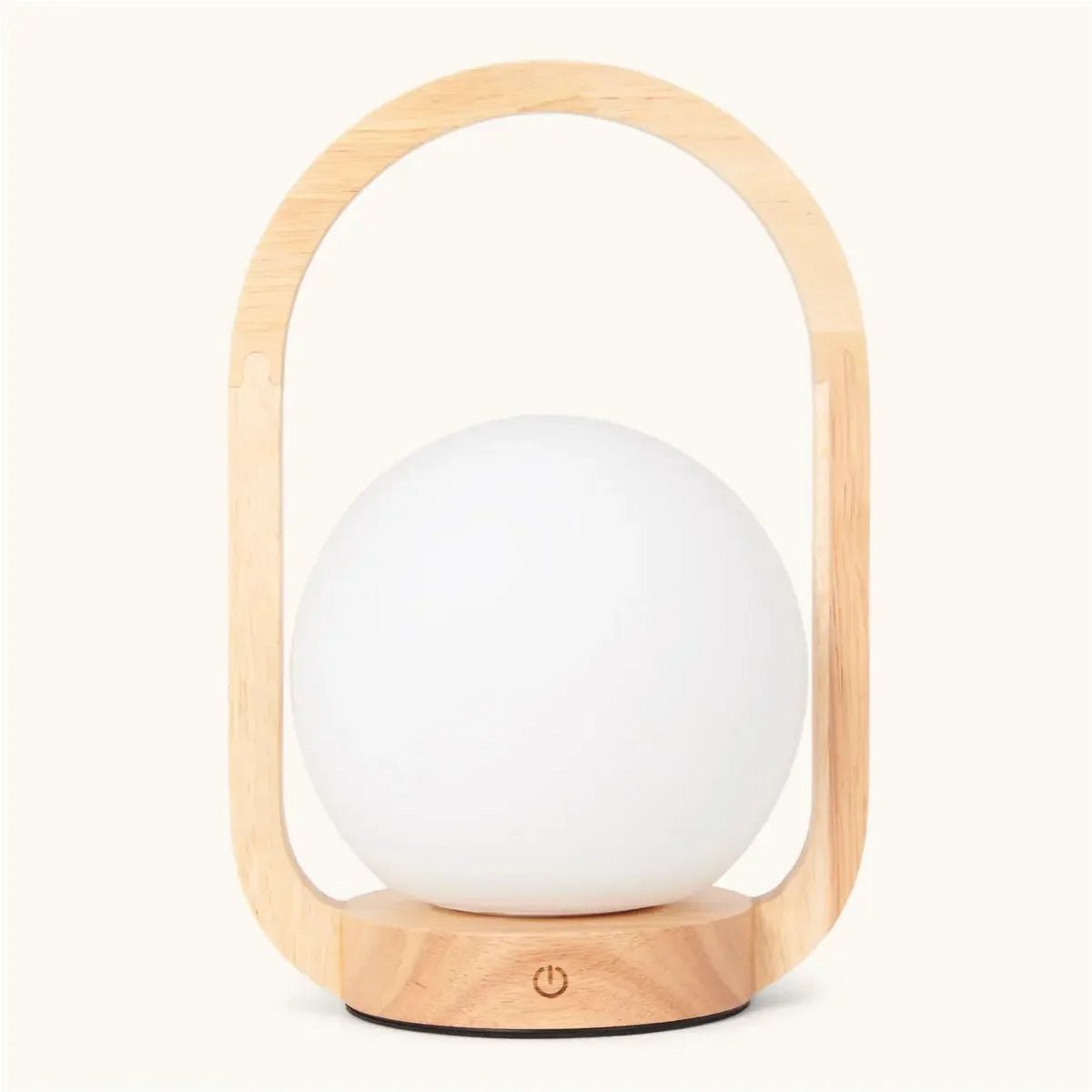 Skye Lichtbruine Houten Snoerloze Lamp | Oplaadbaar en dimbaar ontwerp