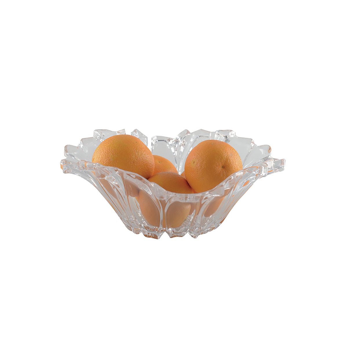 Acryl fruit gesneden 40 cm gouden rand