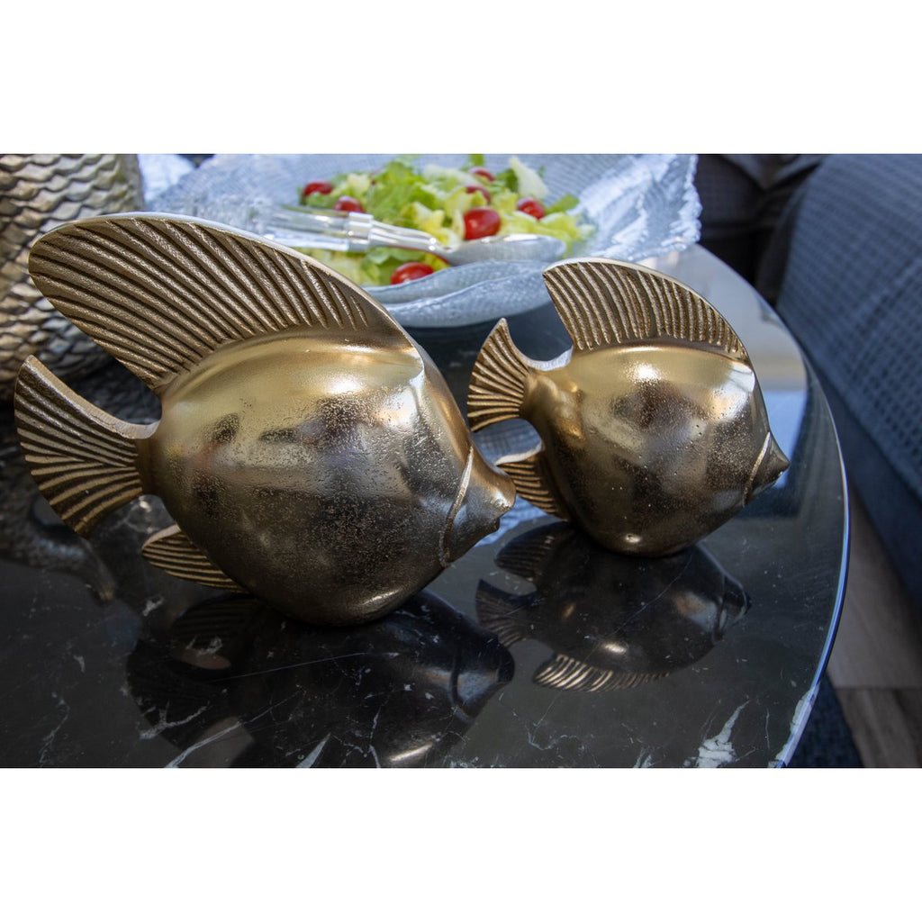 H15cm gouden decoratieve vis