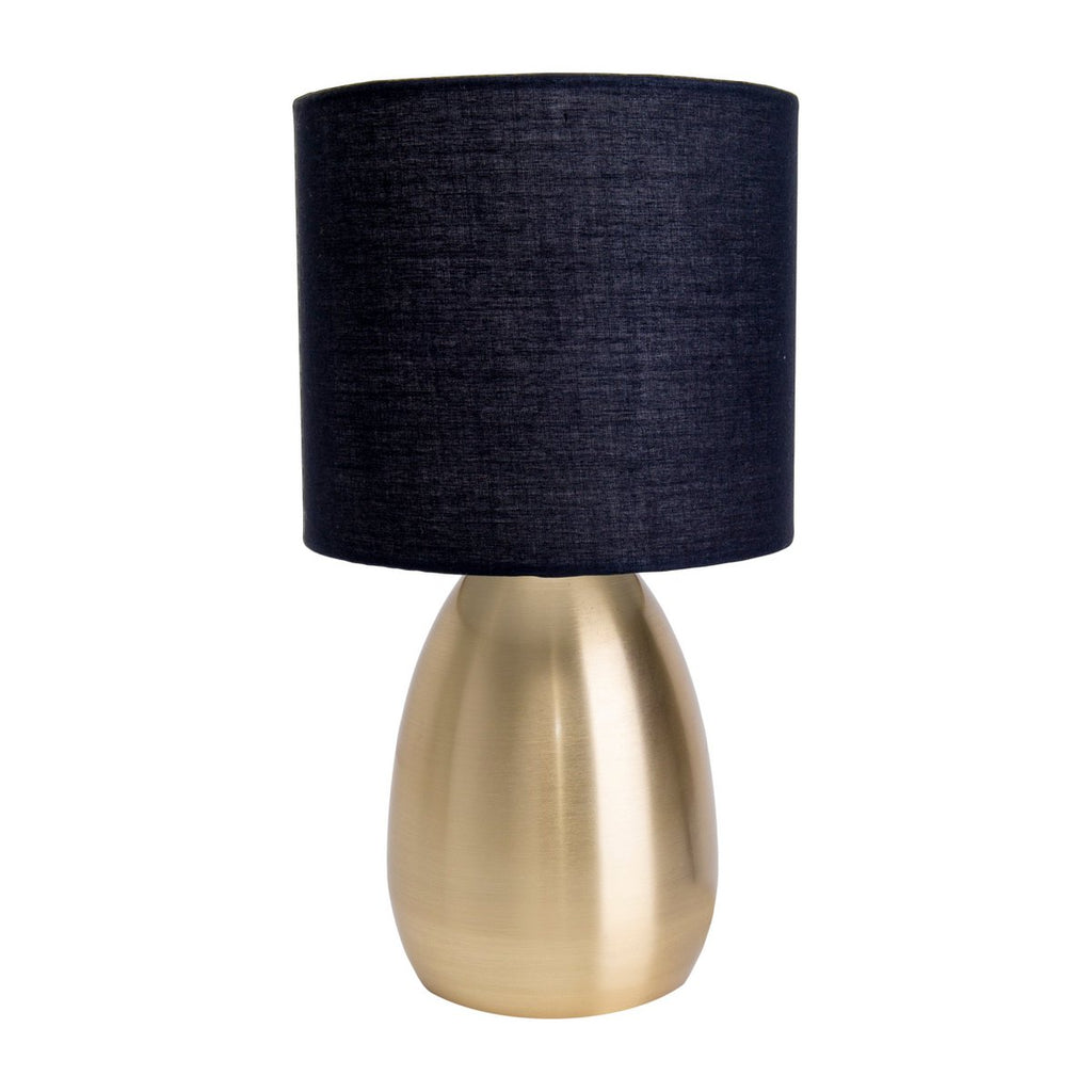 Liv · Metalen tafellamp — 33cm goud/zwart