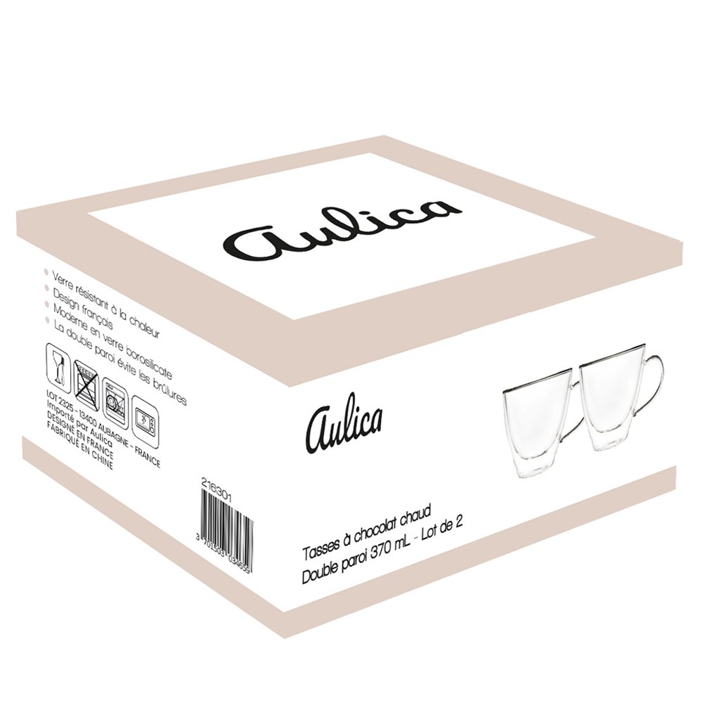 Dubbele muur chocoladebekers 370 ml - veel 2