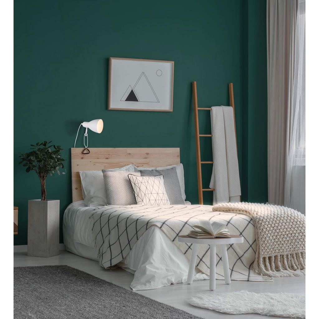 Liv · LED-klemtafellamp — 28cm wit