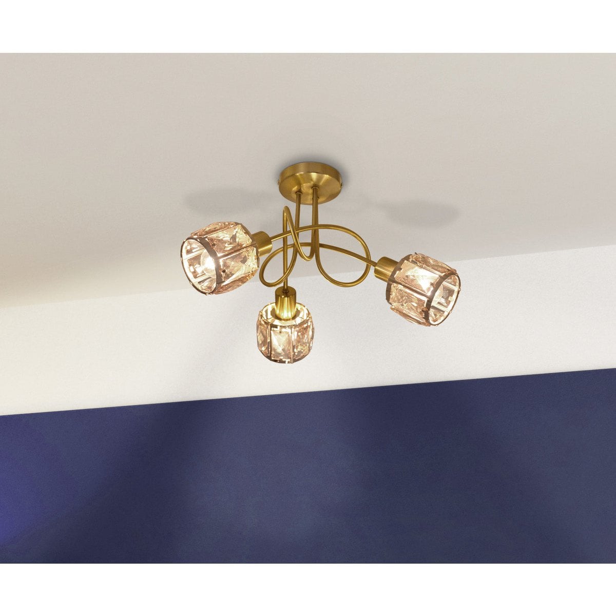 Liv · Messing plafondlamp