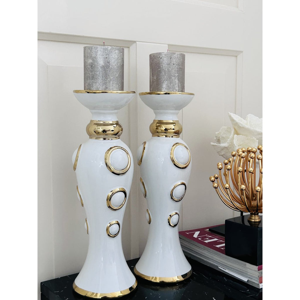 Set van 2 stuks cirkelkaarshouder Maat: H:34cm B:11cm