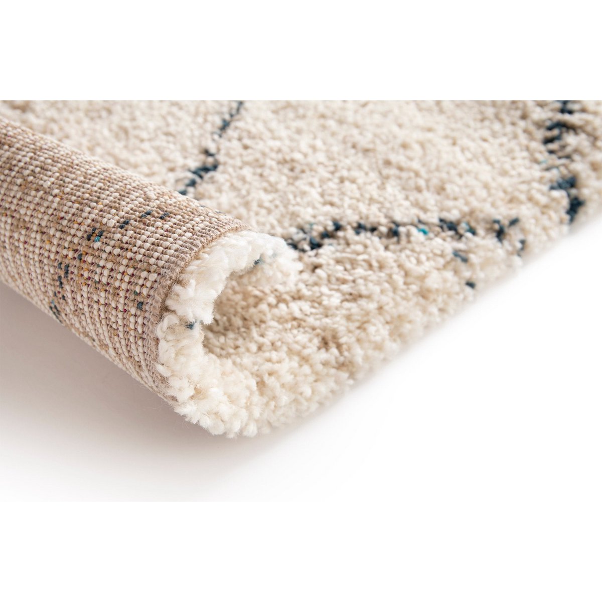 Zachte en volumineuze etnische ruige tapijten diamant