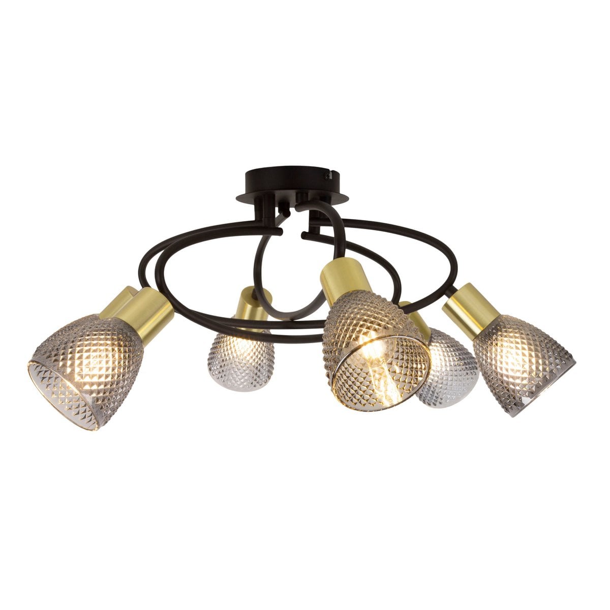 6 -Seater Spot plafondlamp "Lindita" exclusief illuminant