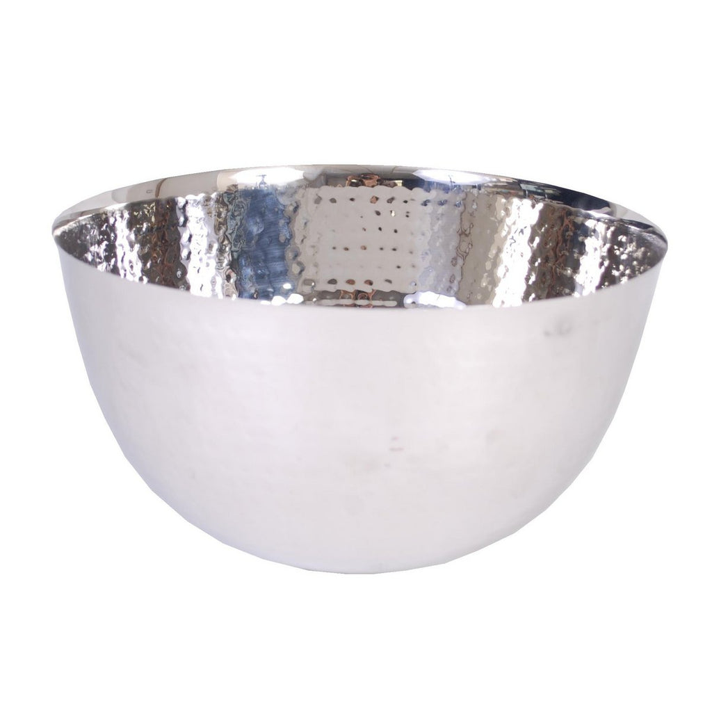 Roestvrijstalen kom 30 cm gehamerd