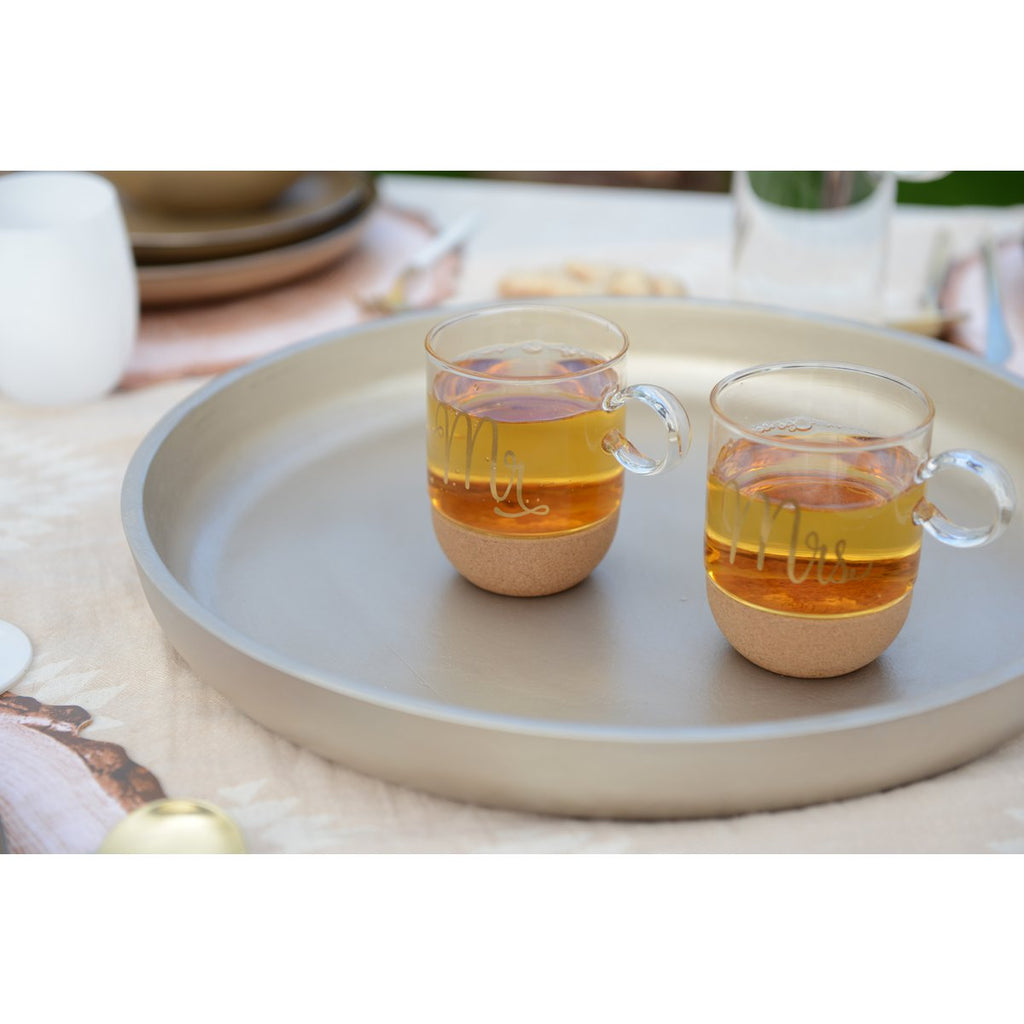 Mok in Glass Cork "Mr"