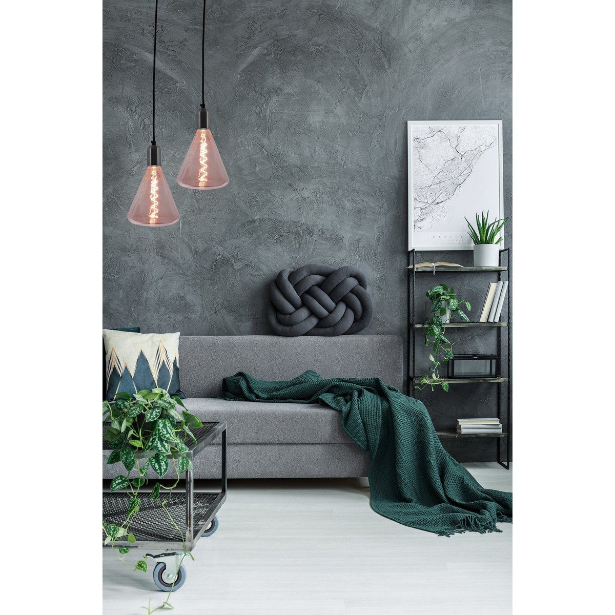 Liv · LED-decoratielamp — E27/4W rood glas