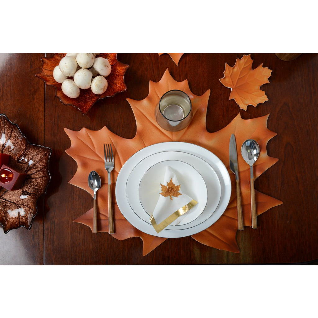 Platinumrand dessertplaat