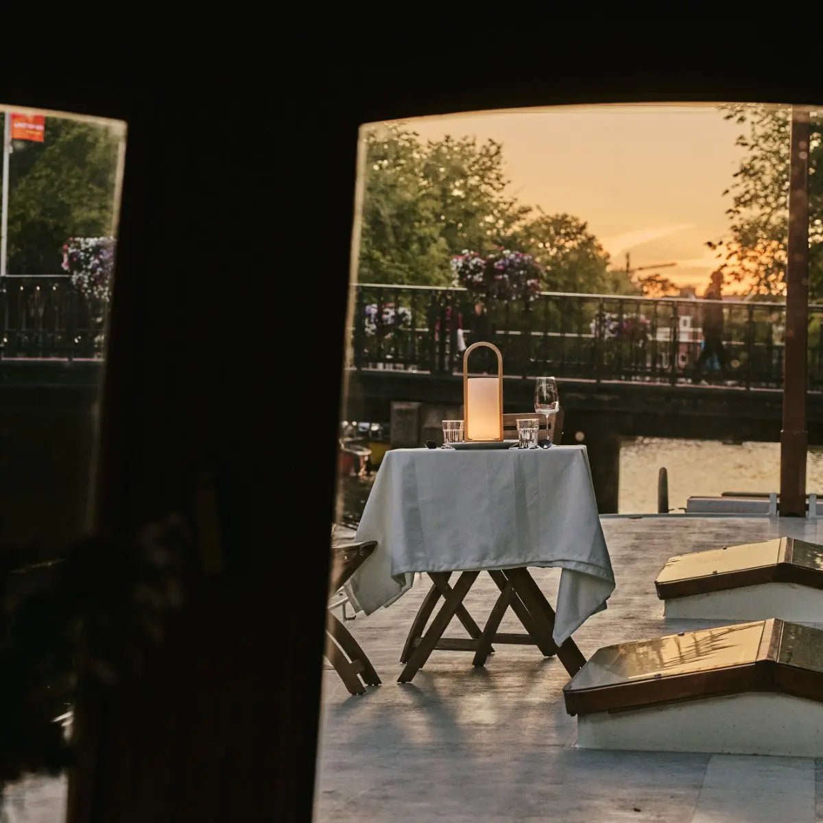 Evie Lichtbruine Oplaadbare Houten Tafellamp – Dimbaar & Snoerloos