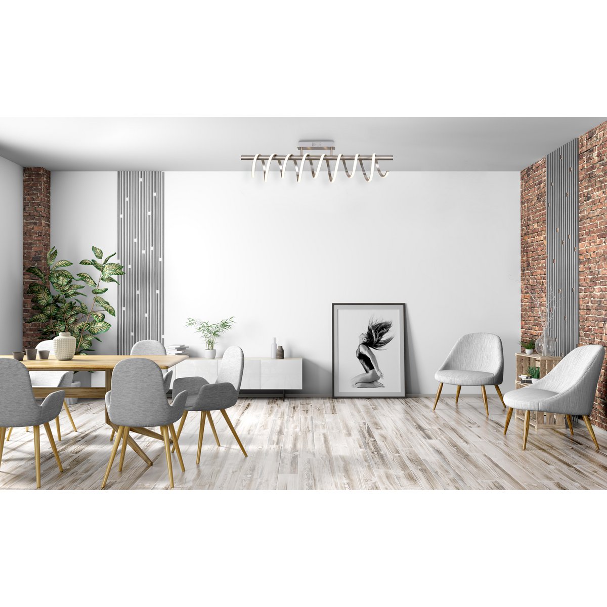Liv · Metalen plafondlamp