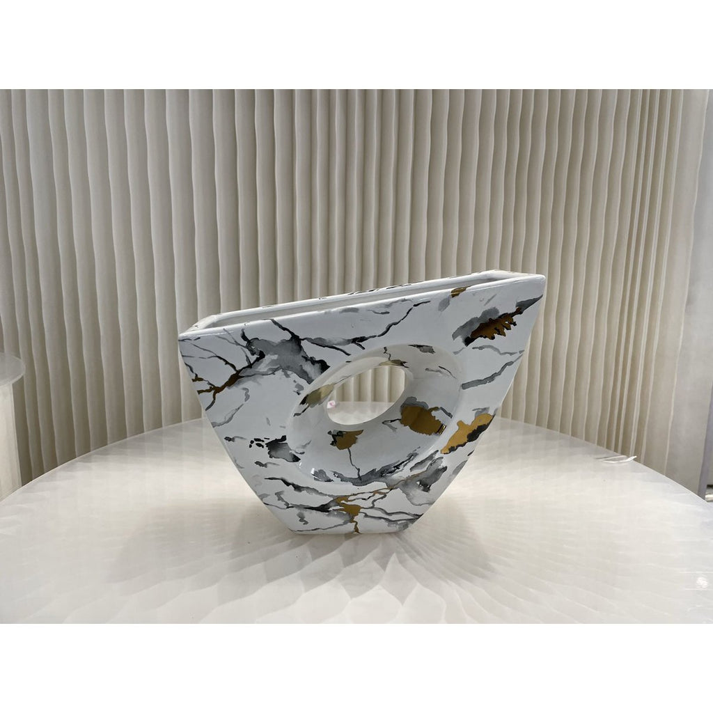 Moderne Keramieken Overdekte Vaas (klein)