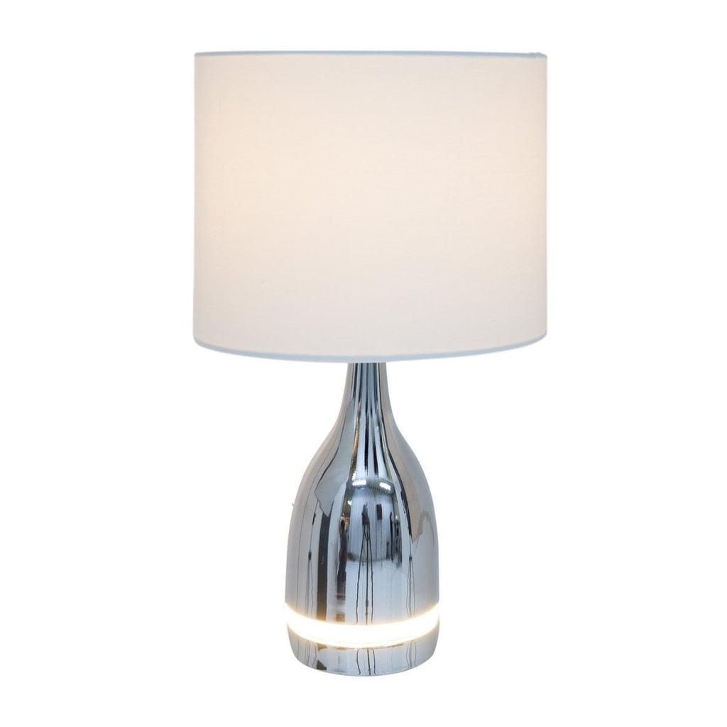 Liv · Metalen tafellamp — chroom