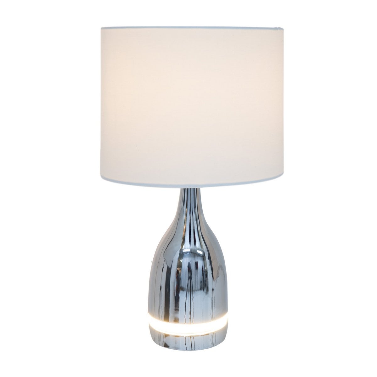 Liv · Metalen tafellamp — chroom