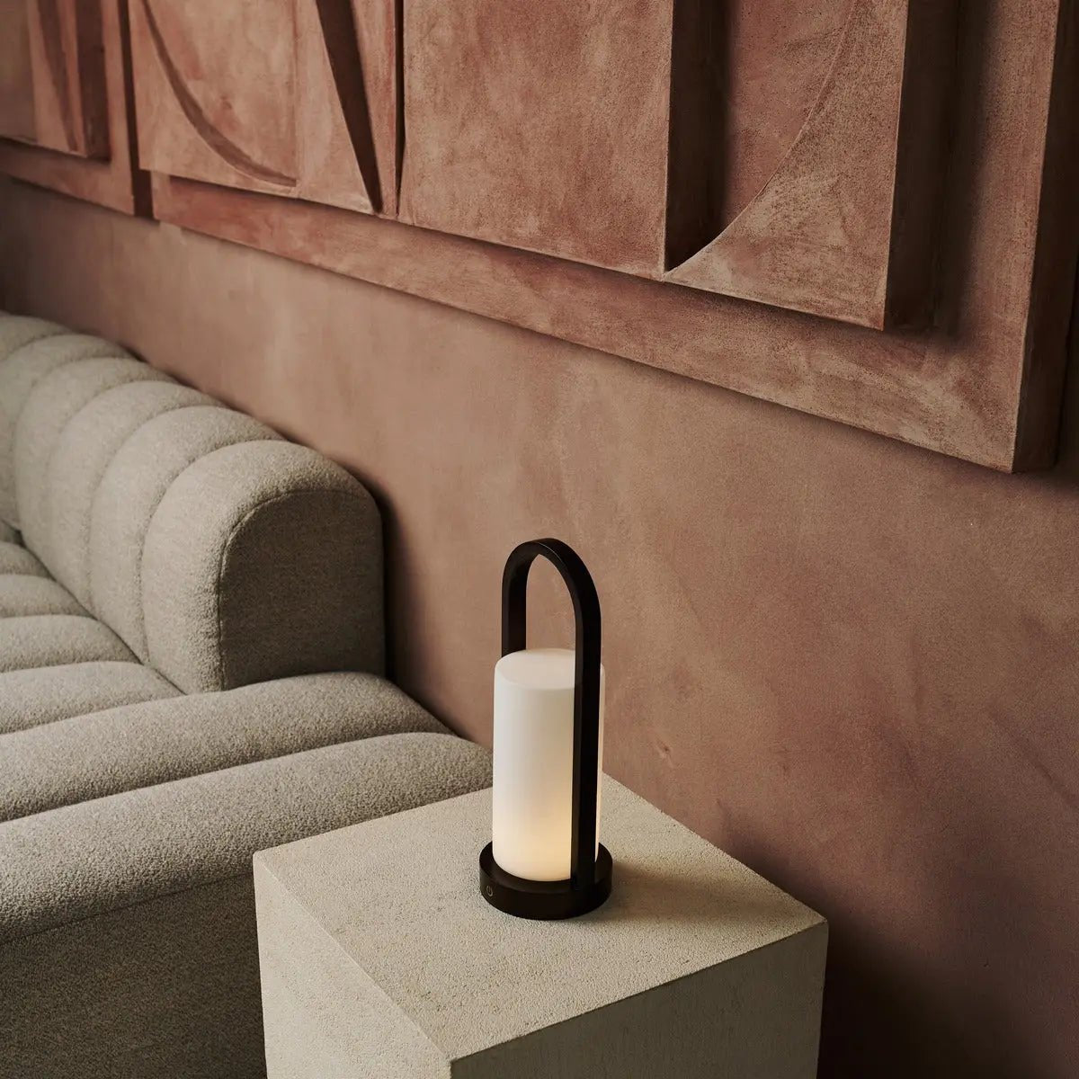 Evie Donkerbruine Oplaadbare Houten Tafellamp – Dimbaar & Snoerloos