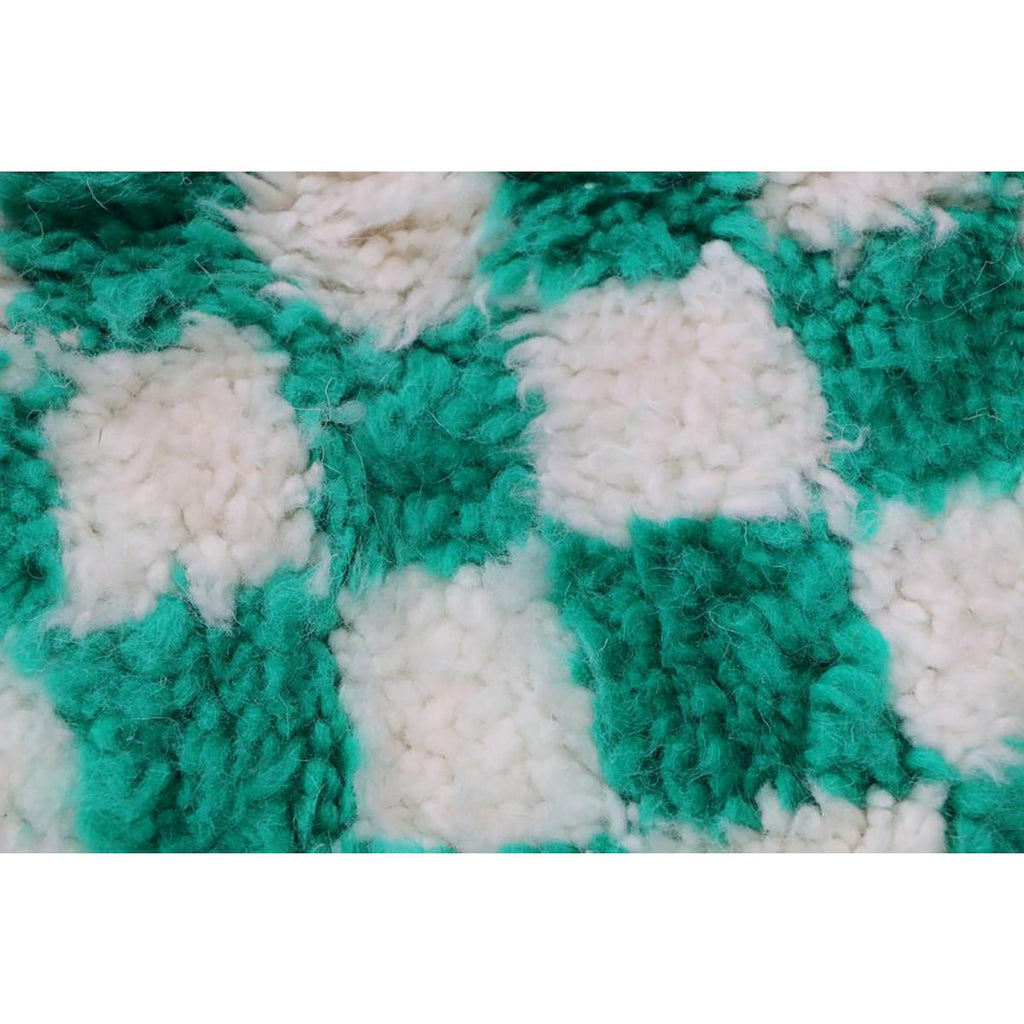 Berber tapijt pure geruite wol 166 x 269 cm