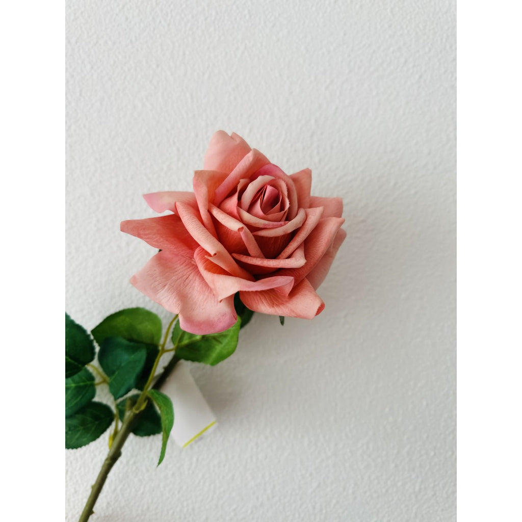 QMF Hand Touch Rose 72cm WIT2PCS