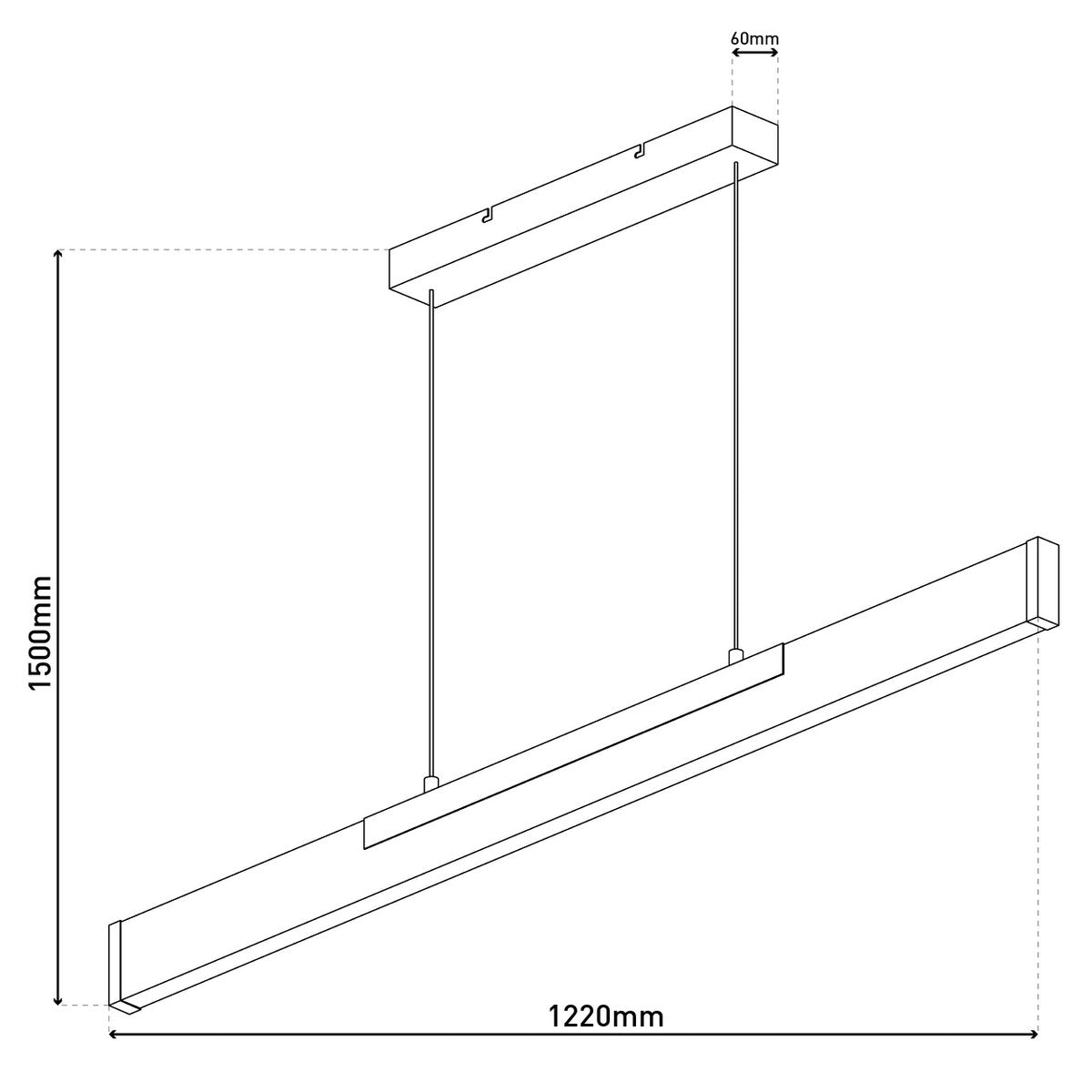Liv · Keramieken hanglamp — zwart