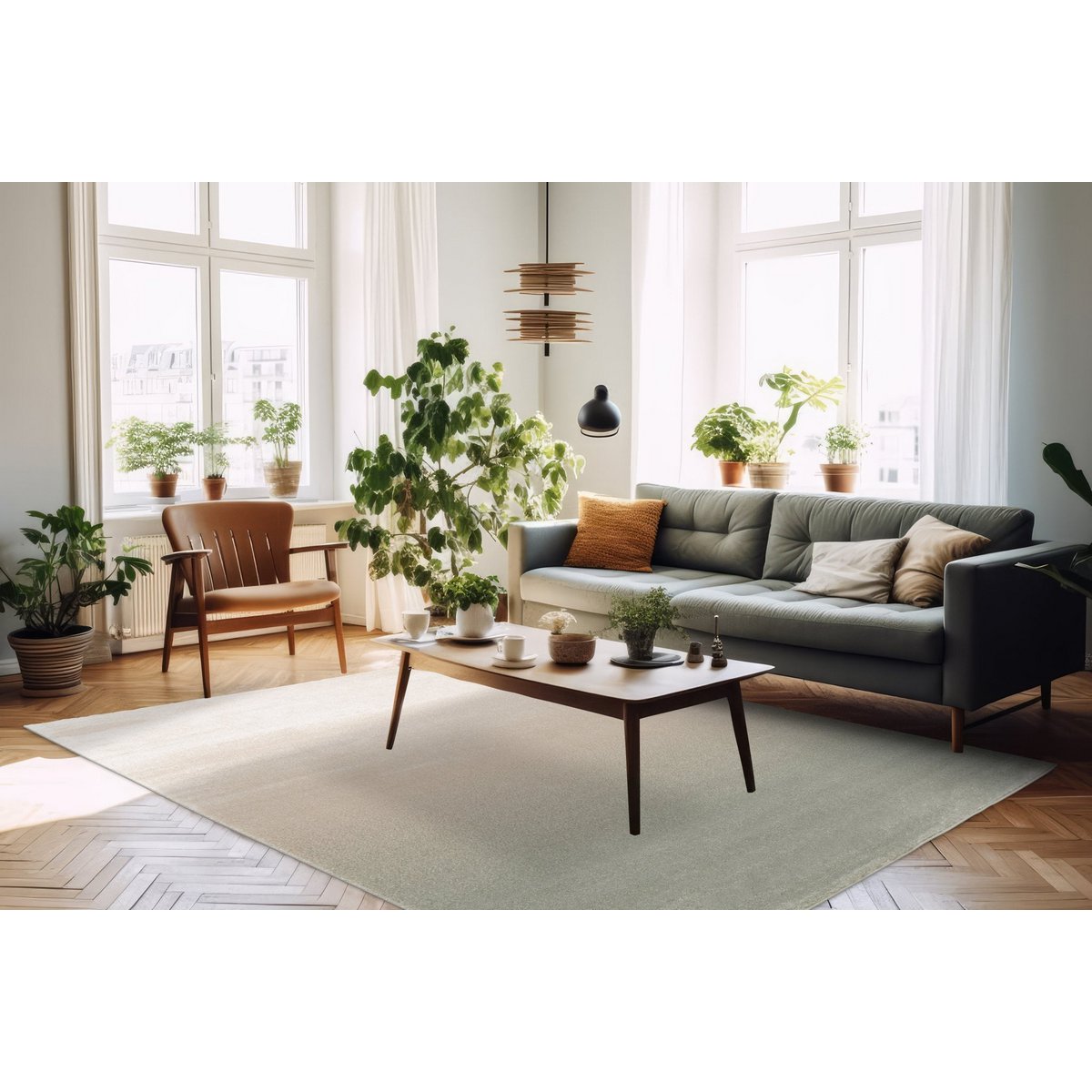 COLORFIELD superzacht, zeer grafisch vloerkleed