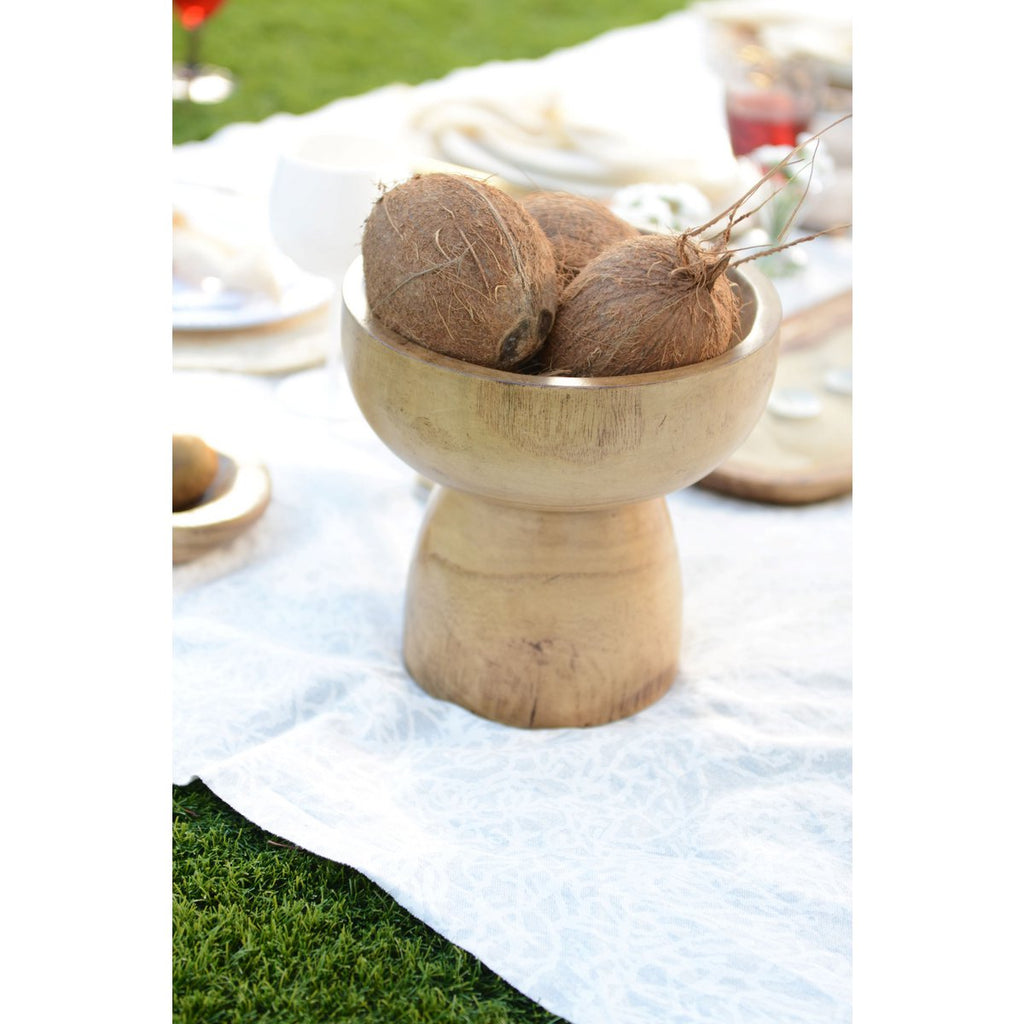 Houten staande decoratieve snit 23,5x23.5x24,5 cm