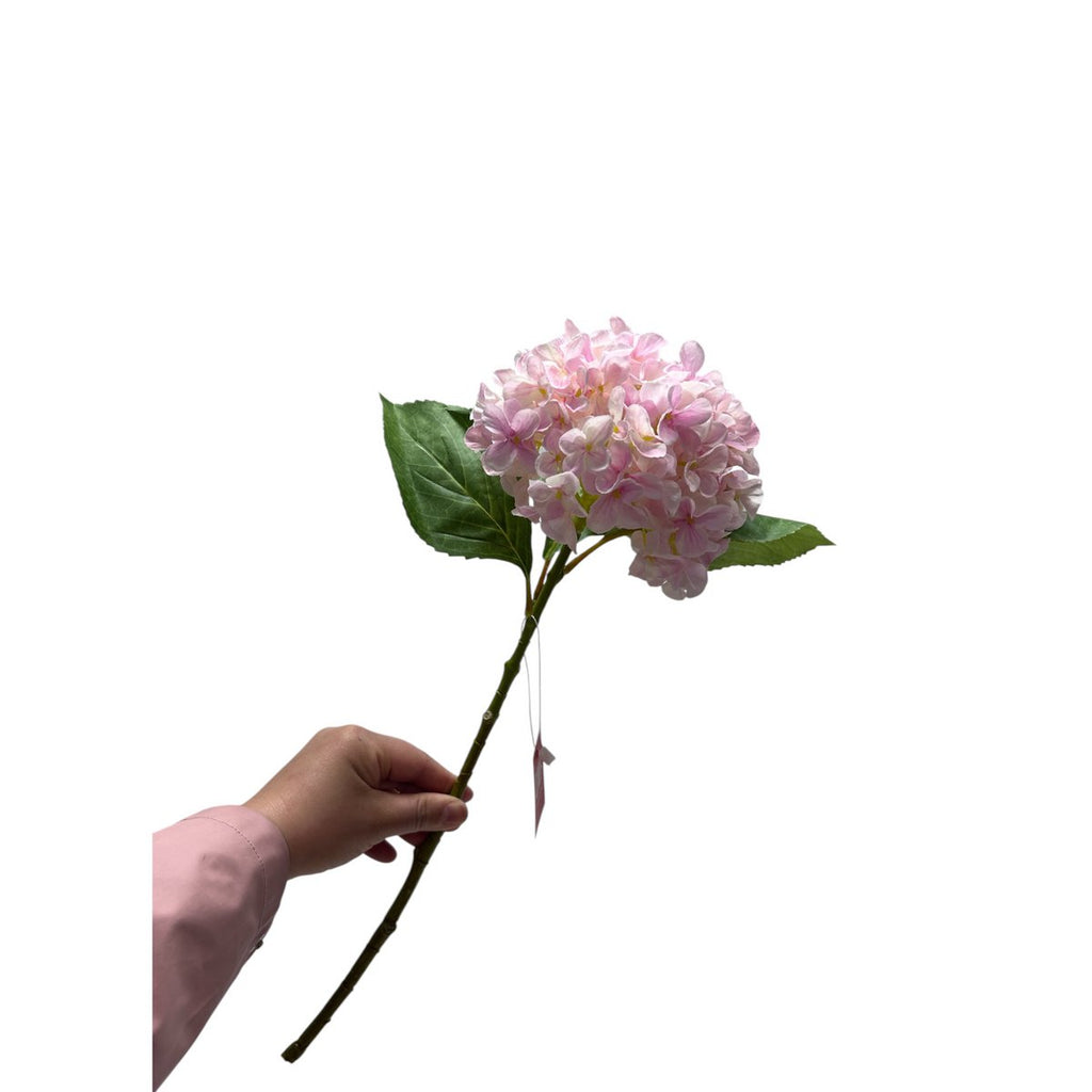 Artificial flowers Hydrangea Macrophylla Light Pink | Zijden kunstbloem | Lengte 50 1pcs
