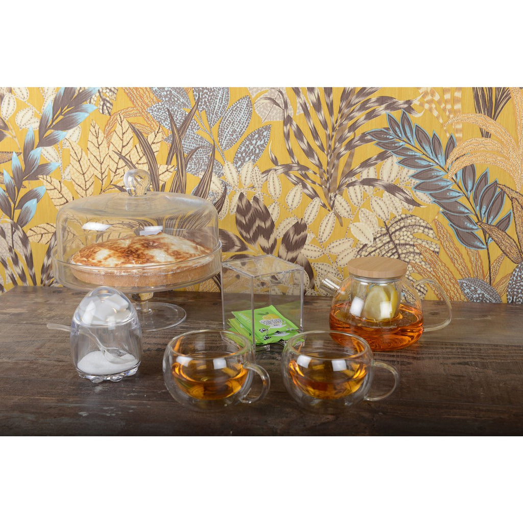 1L theepot met houten dekking