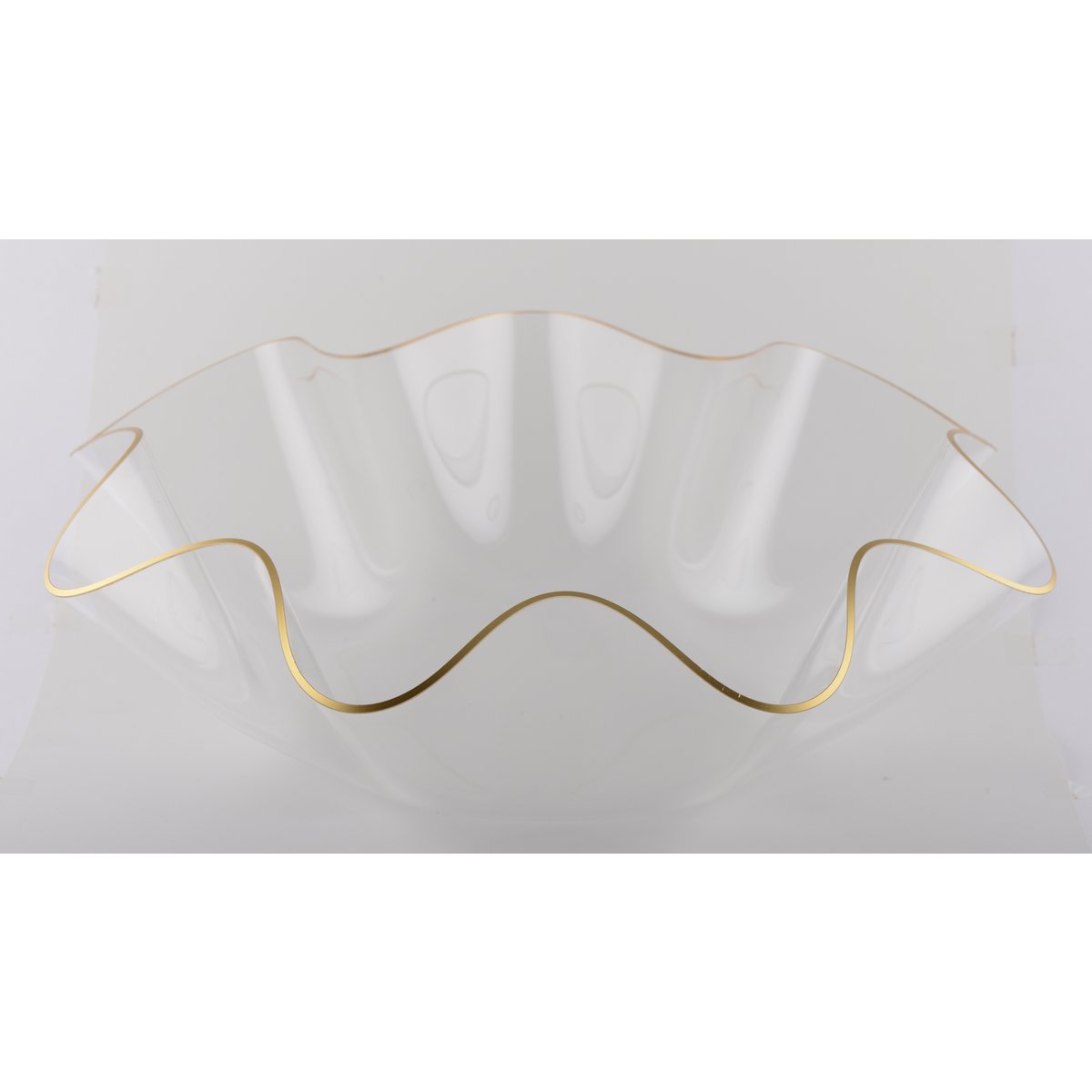 Acryl fruit gesneden 40 cm gouden rand