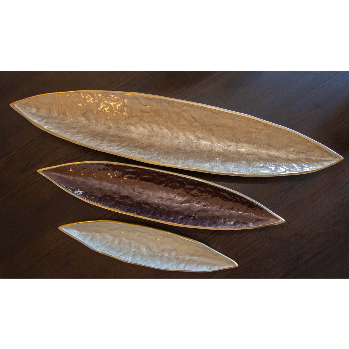 Aluminium zand decoratieve snit 94x19x6cm