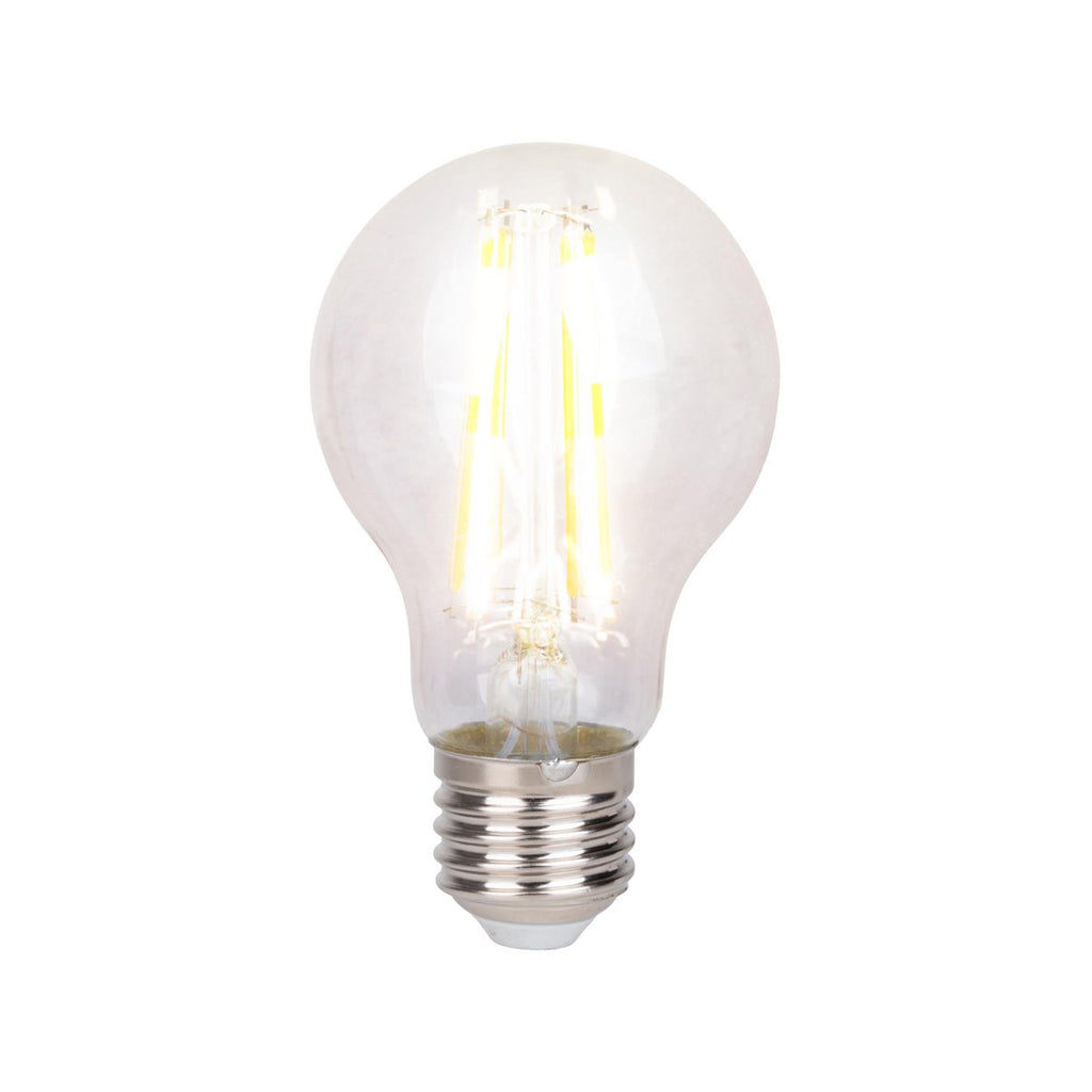 6-set LED-filamentlamp met E14 versie 8 watt, gemaakt van metaal en glas, helder