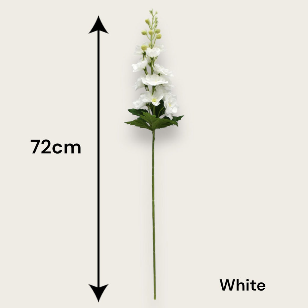 Ridderspoor | Zijden kunstbloem | Lengte 72cm  1pcs