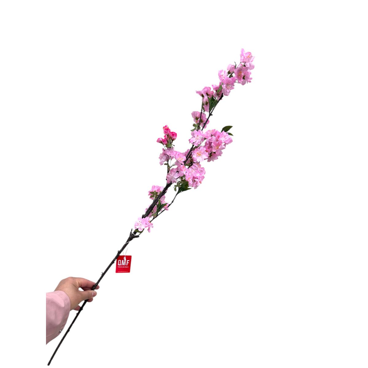 Artificial flowers Pink Prunus serrulata 'Kanzan' | Zijden kunstbloem | Lengte 110 1pcs