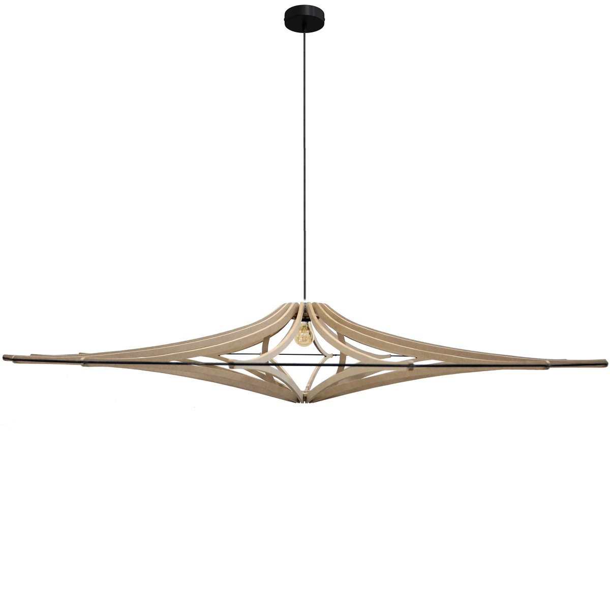 Liv · Metalen hanglamp — zwart
