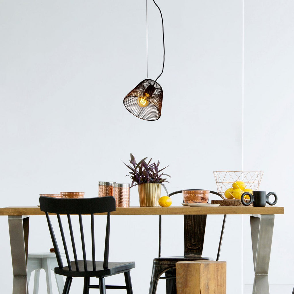 Liv · Metalen hanglamp — zwart