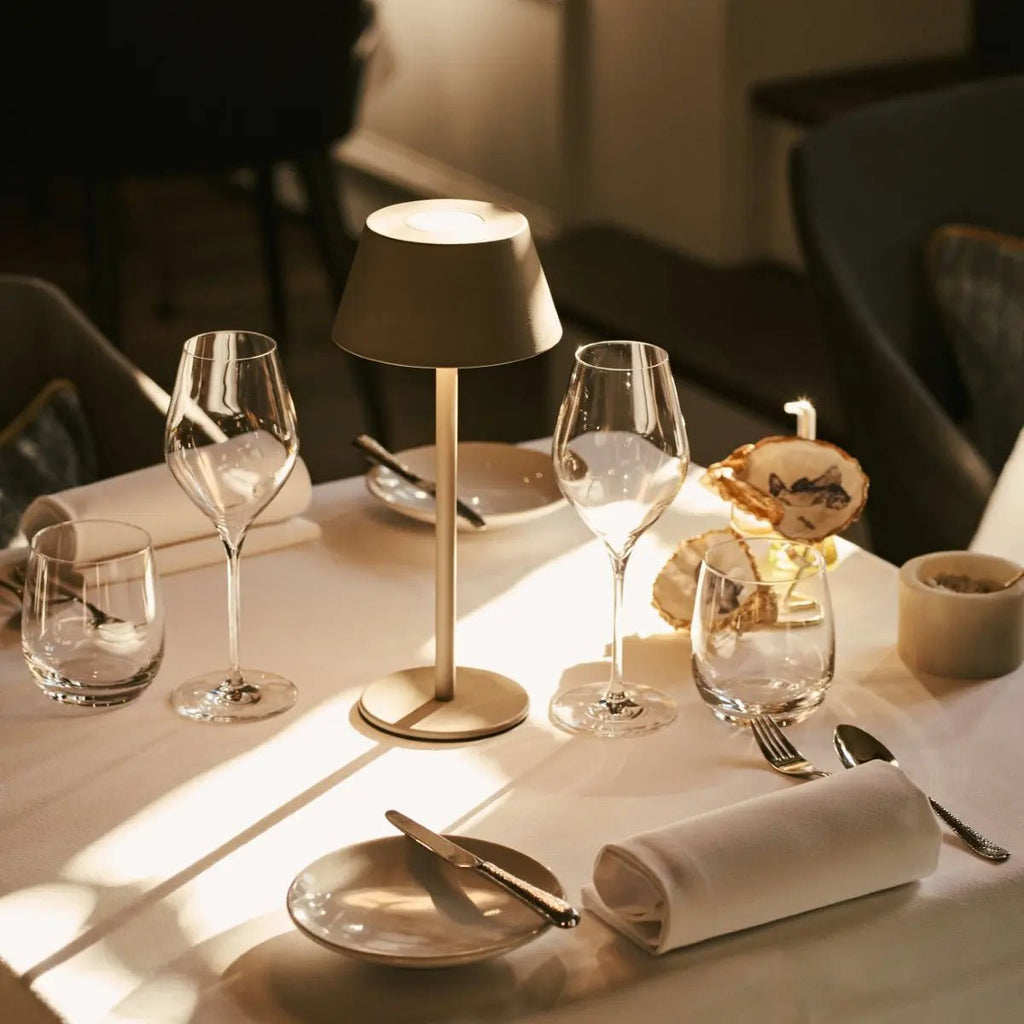 Milou Koala Brown - tafellamp zonder kabel L Modern, Design & 3 Light Modi