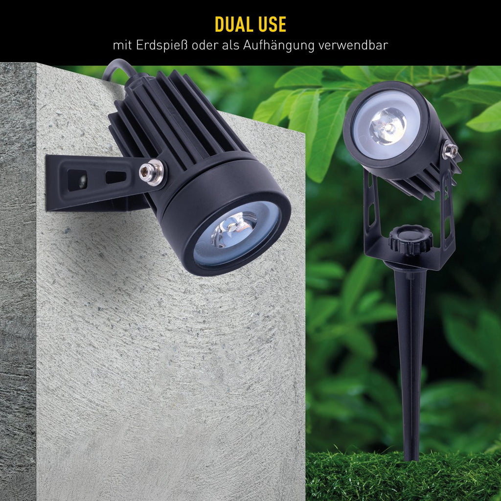 Liv · LED-solar spotset — 3-arms